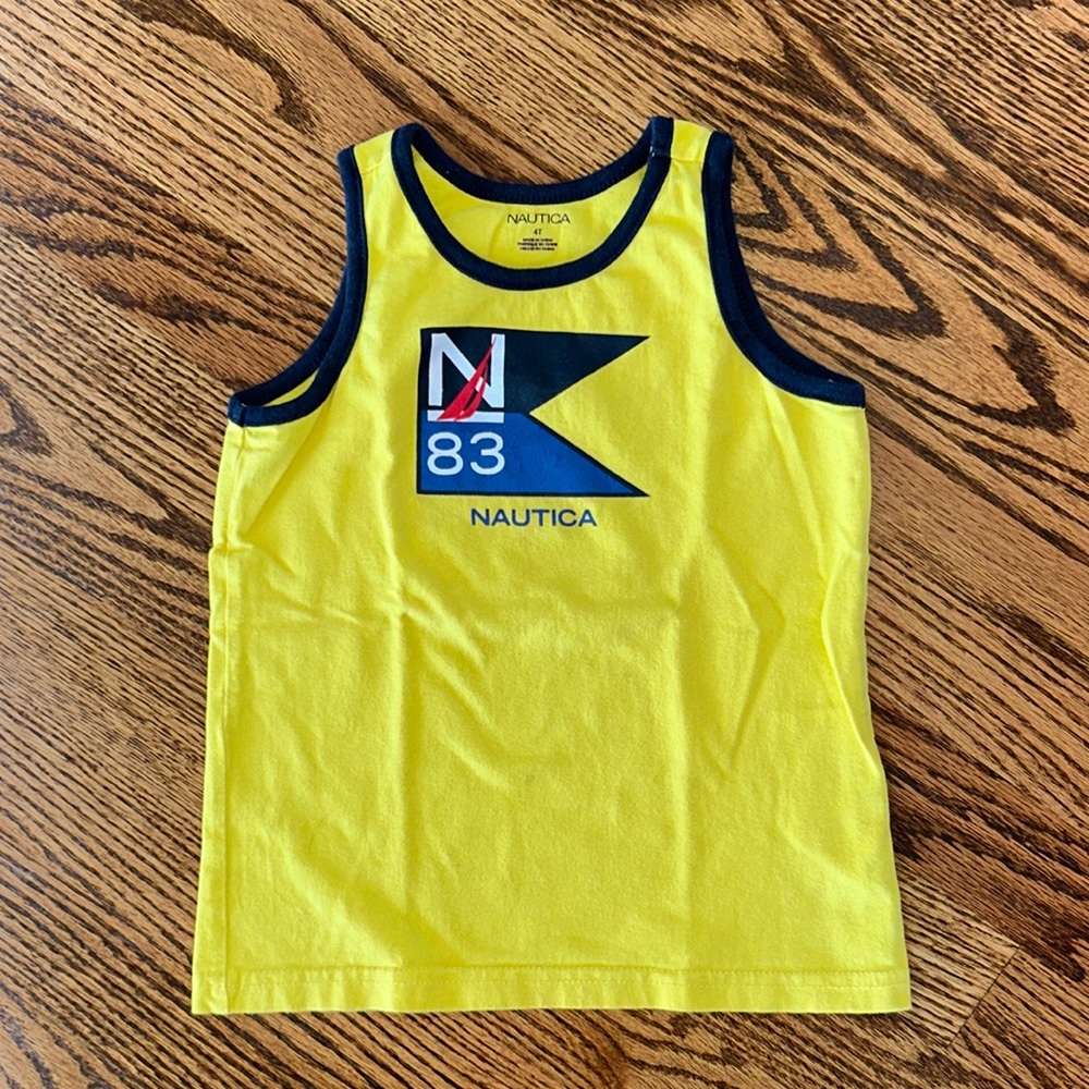 Boys Nautica Tank Top Size 4T